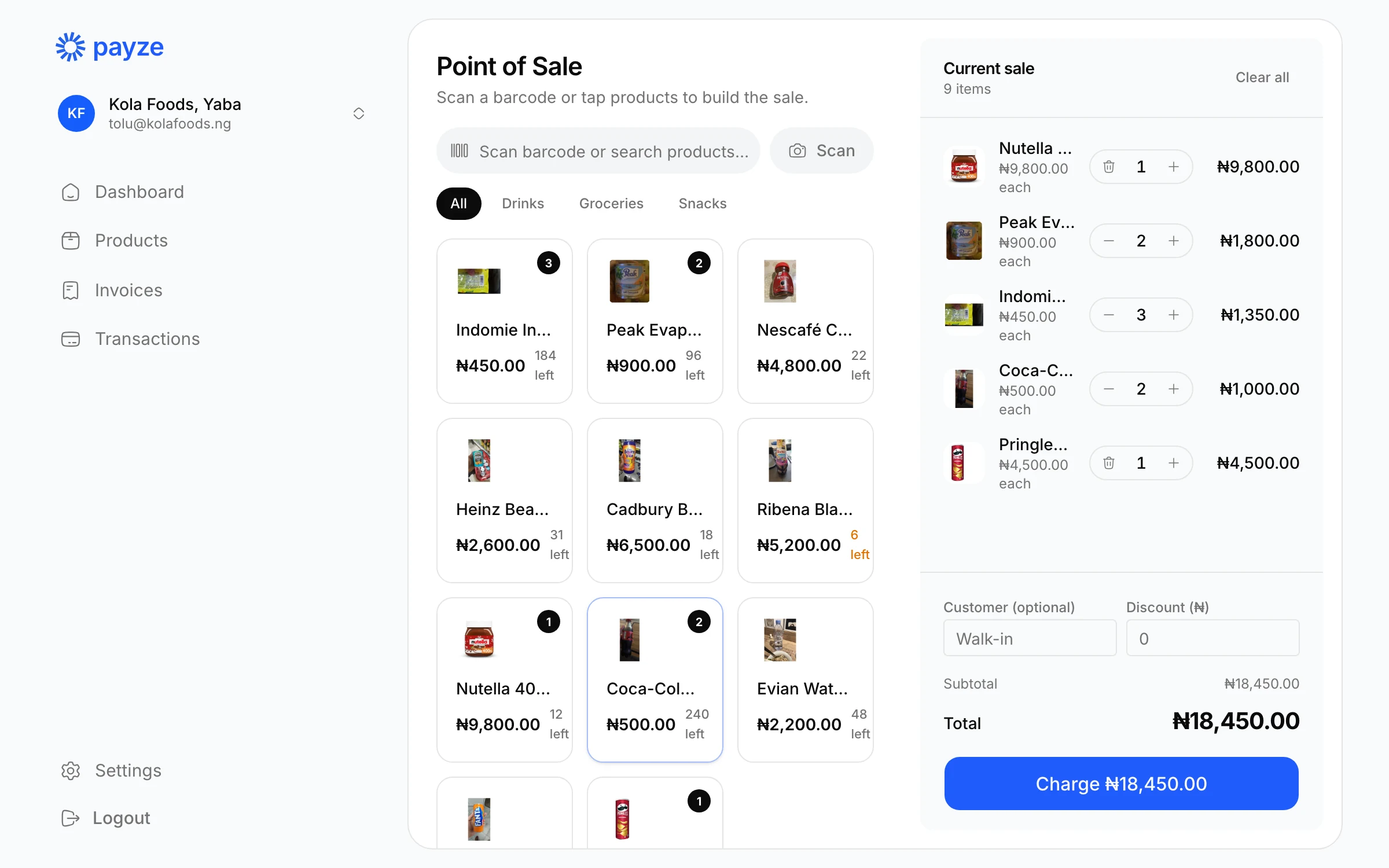 Payze point of sale